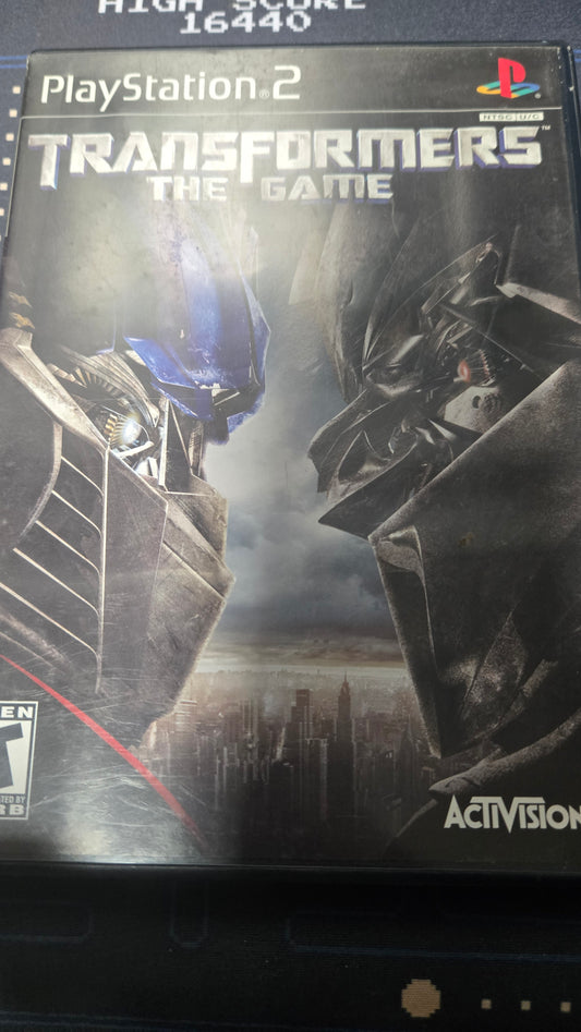 TRANSFORMERS THE GAME ps2